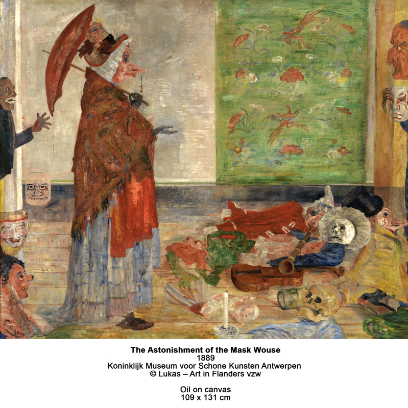 Ensor Démasqué : The Astonishment of Mask Wouse, 1889, © Lukas - Art in Flanders vzw
